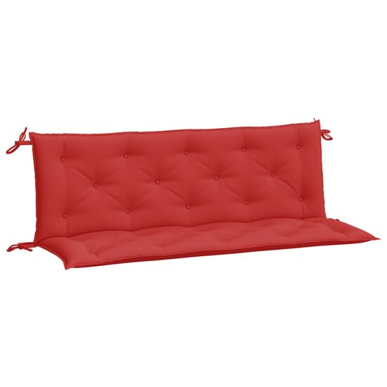 Tuinbankkussens 2 st 150x50x7 cm oxford stof rood