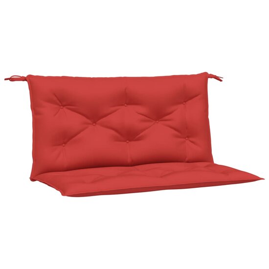 Tuinbankkussens 2 st 100x50x7 cm oxford stof rood