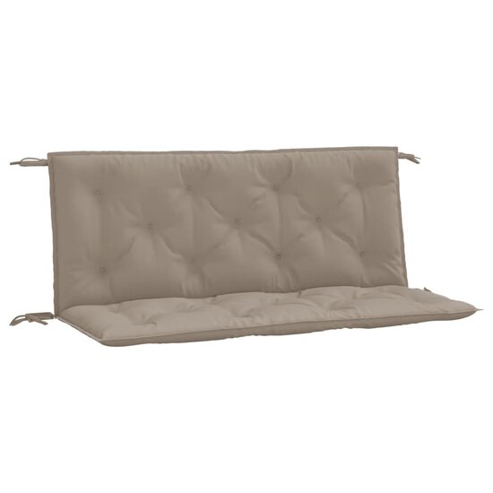 Tuinbankkussens 2 st 120x50x7 cm oxford stof taupe