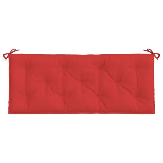Tuinbankkussens 2 st 120x50x7 cm oxford stof rood
