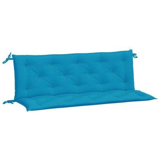 Tuinbankkussens 2 st 150x50x7 cm oxford stof lichtblauw
