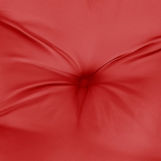 Tuinbankkussen 200x50x7 cm stof rood