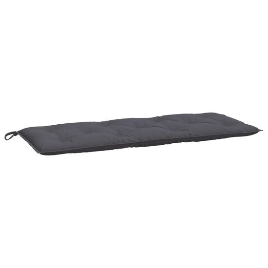 Tuinbankkussens 2 st 120x50x7 cm oxford stof antracietkleurig