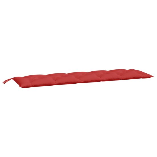Tuinbankkussens 2 st 180x50x7 cm oxford stof rood