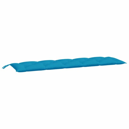 Tuinbankkussens 2 st 180x50x7 cm oxford stof lichtblauw