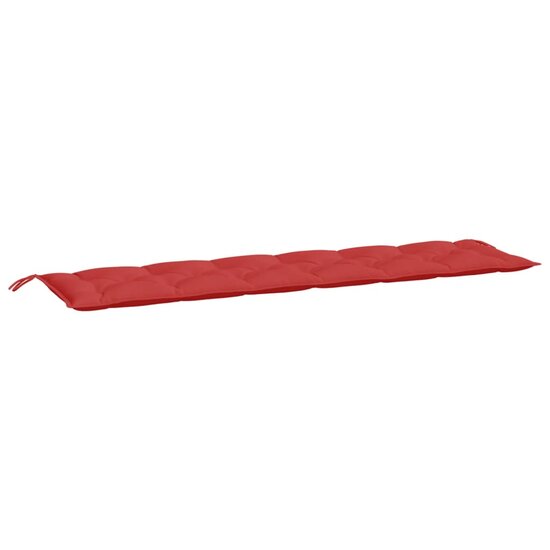 Tuinbankkussens Oxford Stof 200 x 50 x 7 cm Rood