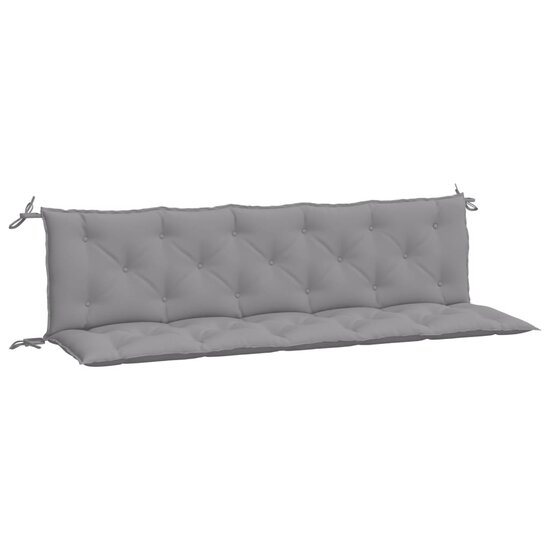 Tuinbankkussens Oxford Stof 180 x 50 x 7 cm Grijs