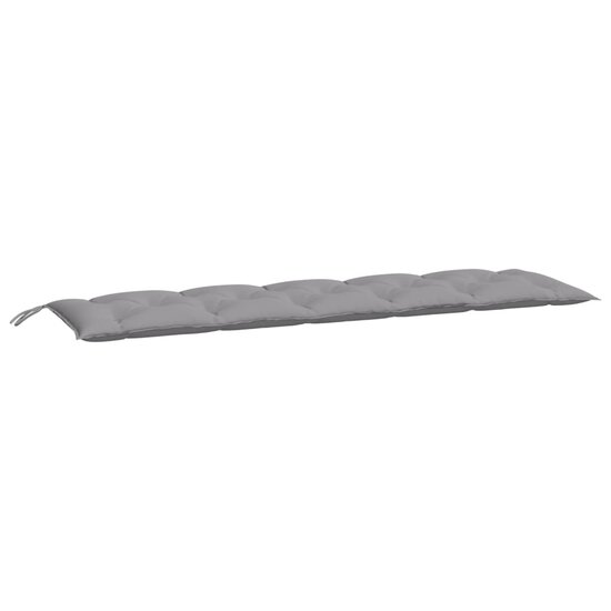 Tuinbankkussens Oxford Stof 180 x 50 x 7 cm Grijs