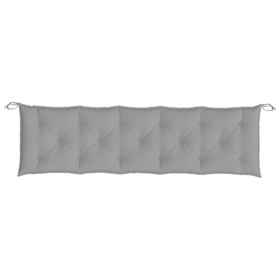 Tuinbankkussens Oxford Stof 180 x 50 x 7 cm Grijs