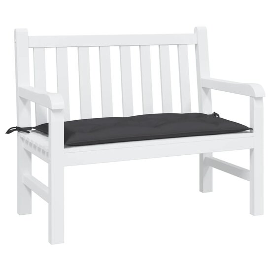 Tuinbankkussen 110X50X7 Cm Oxford Stof Zwart
