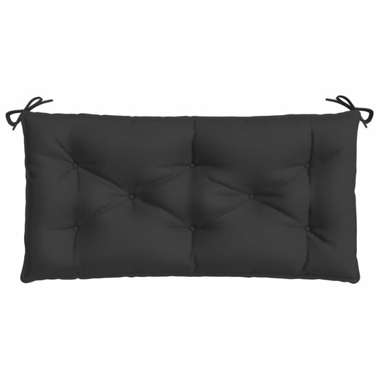 Tuinbankkussen 110X50X7 Cm Oxford Stof Zwart