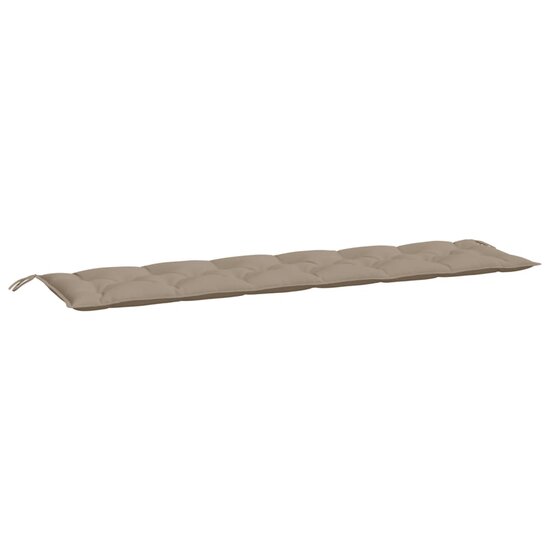 Tuinbankkussens Oxford Stof 200 x 50 x 7 cm Taupe