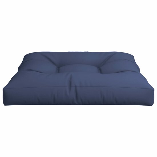 Palletkussen 80x80x12 cm stof marineblauw
