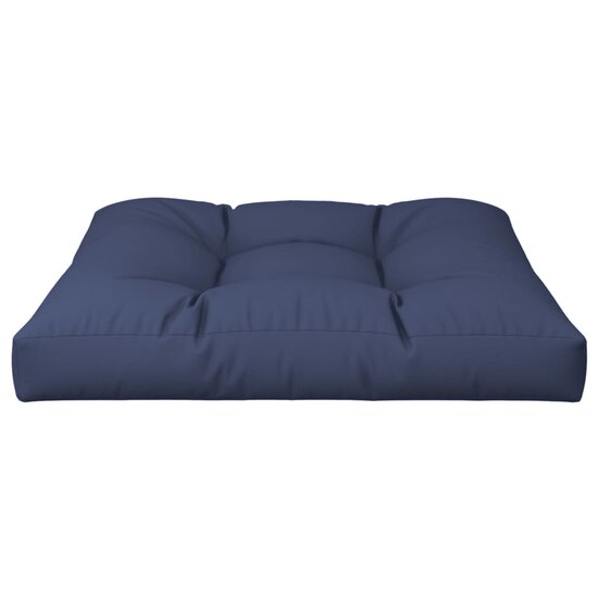Palletkussen 80x80x12 cm stof marineblauw