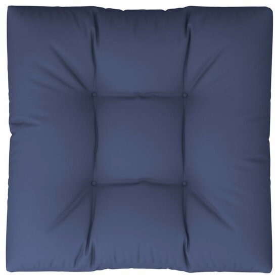 Palletkussen 80x80x12 cm stof marineblauw