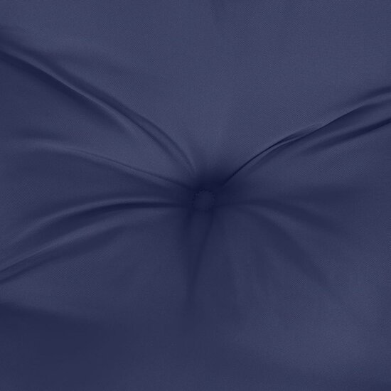 Palletkussen 80x80x12 cm stof marineblauw