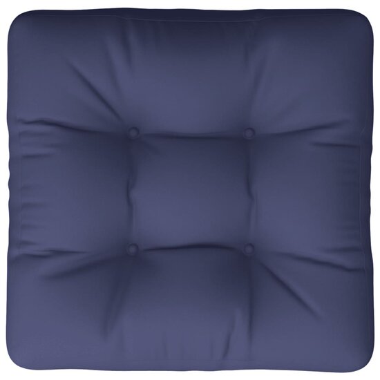 Palletkussen Stof Marineblauw 60 x 60 x 12 cm