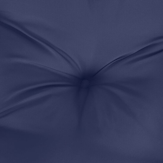 Palletkussen Stof Marineblauw 60 x 60 x 12 cm