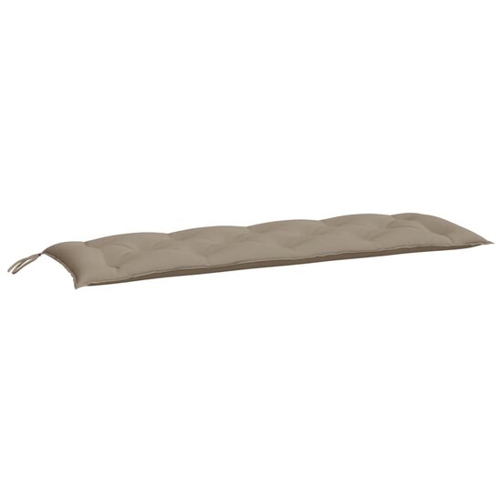 Tuinbankkussen Oxford Stof 150 x 50 x 7 cm Taupe