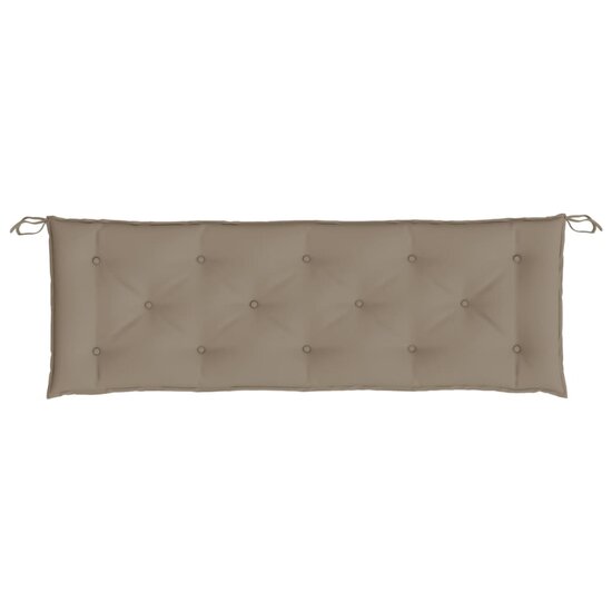 Tuinbankkussen Oxford Stof 150 x 50 x 7 cm Taupe