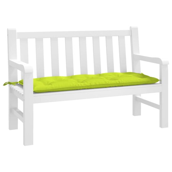 Tuinbankkussen Oxford Stof 120 x 50 x 7 cm Heldergroen