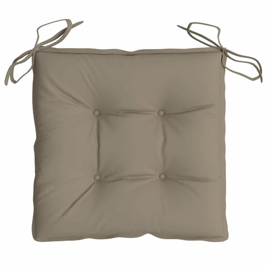 Palletkussens 6 st 50x50x7 cm oxford stof taupe
