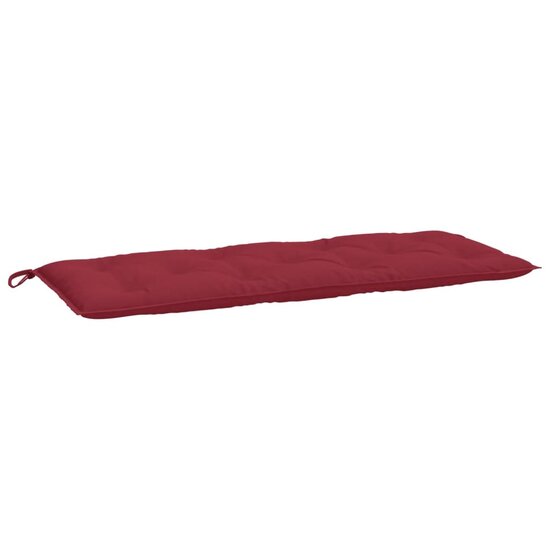 Tuinbankkussen 120x50x7 cm oxford stof wijnrood