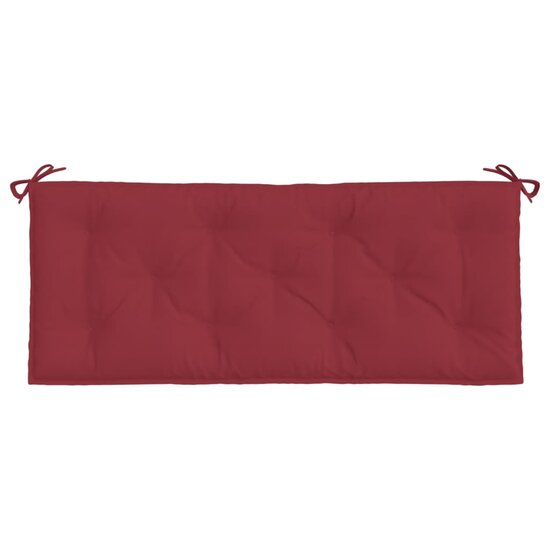 Tuinbankkussen 120x50x7 cm oxford stof wijnrood