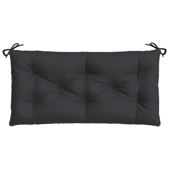 Tuinbankkussen 100x50x7 cm oxford stof zwart
