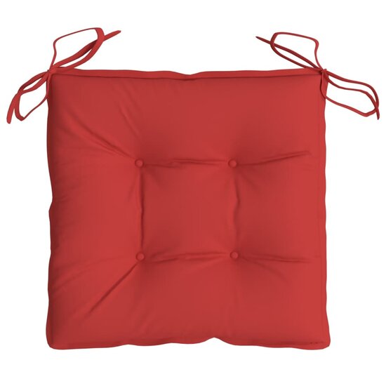 Palletkussens 6 st 50x50x7 cm oxford stof rood