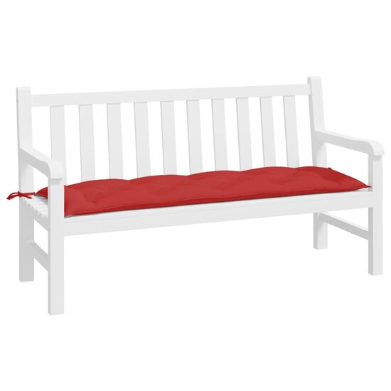 Tuinbankkussen 150x50x7 cm oxford stof rood