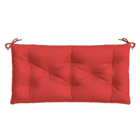 Tuinbankkussen 100x50x7 cm oxford stof rood