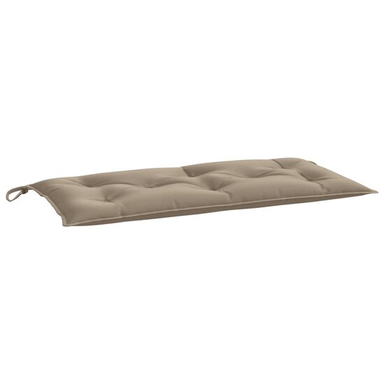 Tuinbankkussen 100x50x7 cm oxford stof taupe