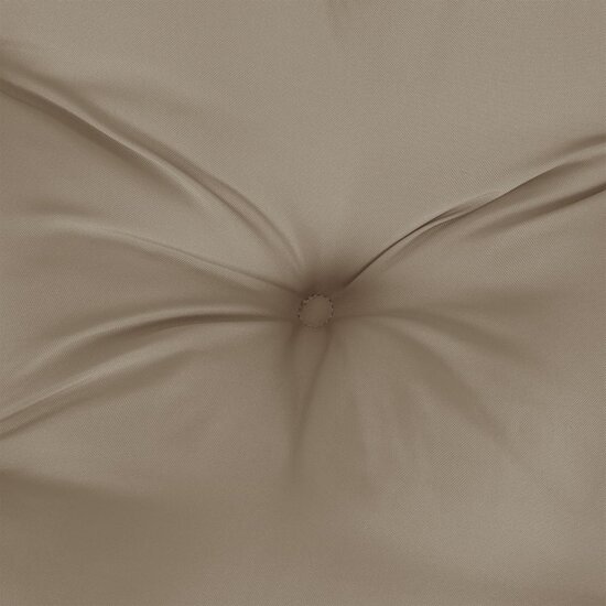 Tuinbankkussen 100x50x7 cm oxford stof taupe