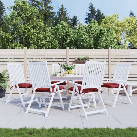 Palletkussens Oxford Stof 6 50 x 50 x 7 cm Wijnrood