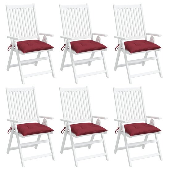 Palletkussens Oxford Stof 6 50 x 50 x 7 cm Wijnrood