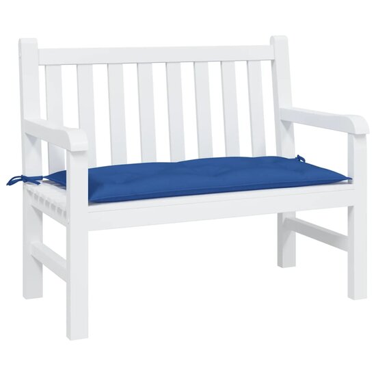 Tuinbankkussen Oxford Stof 100 x 50 x 7 cm Blauw