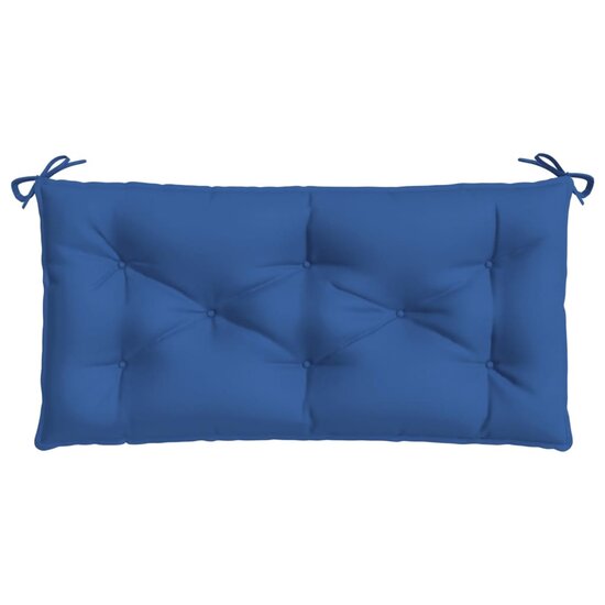 Tuinbankkussen Oxford Stof 100 x 50 x 7 cm Blauw