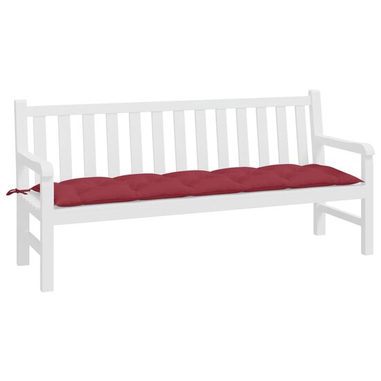 Tuinbankkussen Oxford Stof 180 x 50 x 7 cm Wijnrood