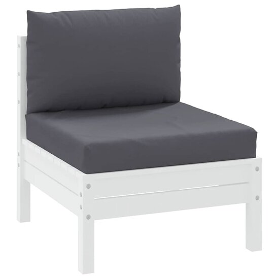Palletkussens 2 St Stof 1 Antraciet