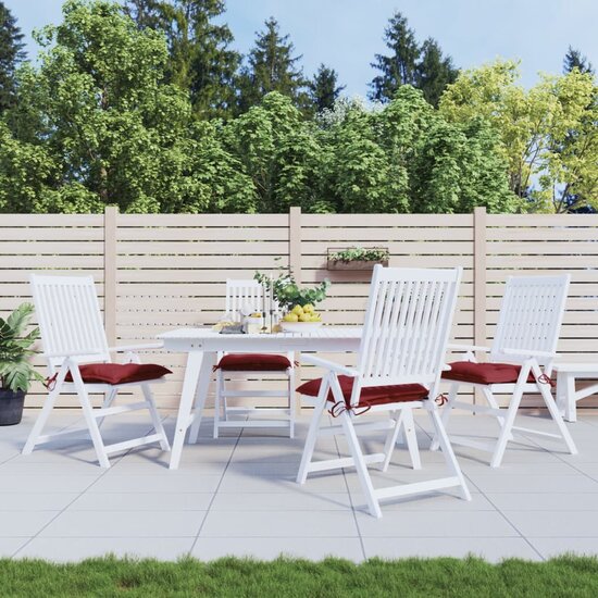 Palletkussens Oxford Stof 4 50 x 50 x 7 cm Wijnrood