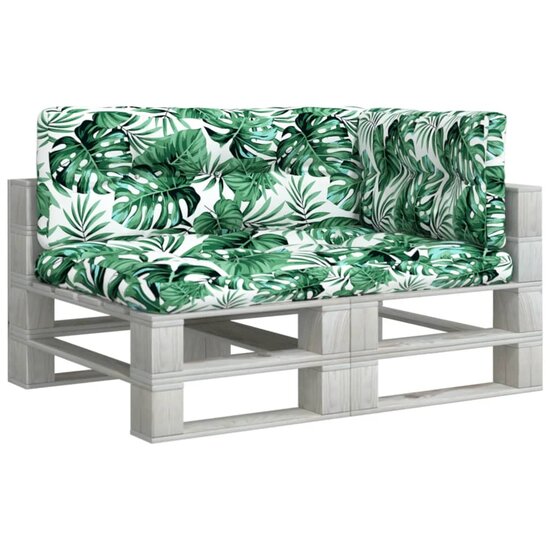 Palletkussens Stof Bladpatroon