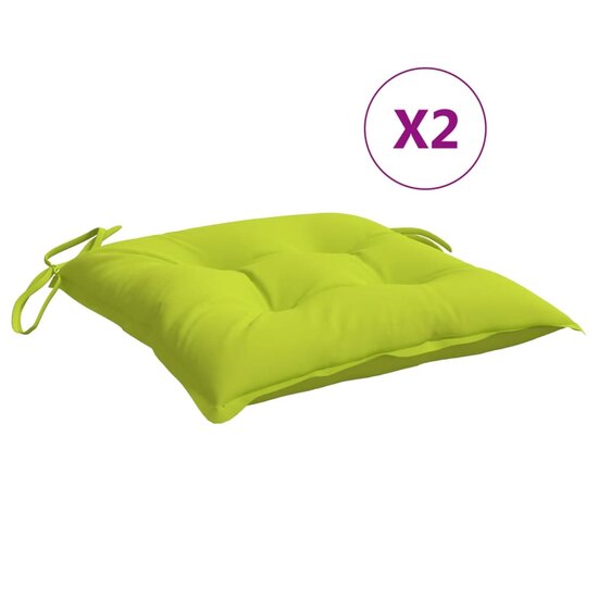 Palletkussens Oxford Stof Felgroen 2 50 x 50 x 7 cm Heldergroen