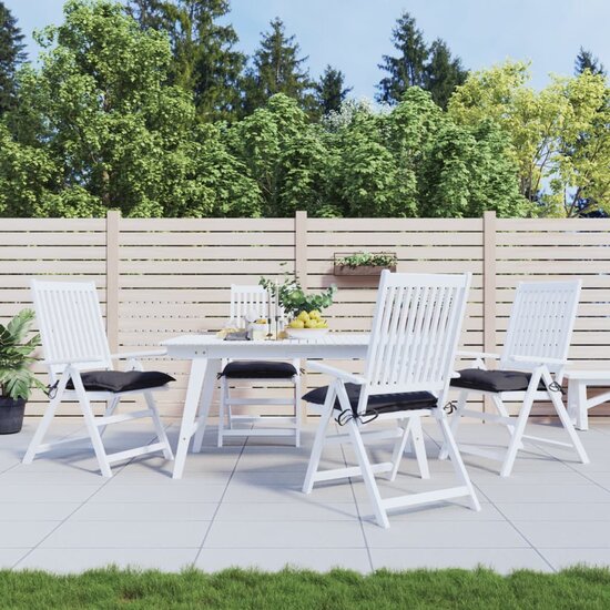 Stoelkussens Oxford Stof Kleurig 4 50 x 50 x 7 cm Antraciet