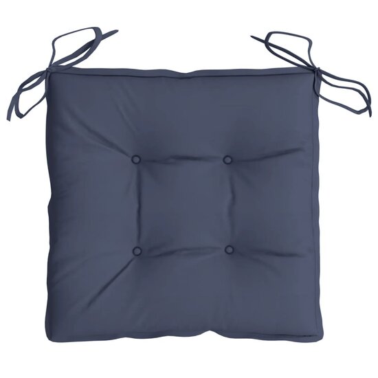 Stoelkussens Oxford Stof 4 50 x 50 x 7 cm Marineblauw