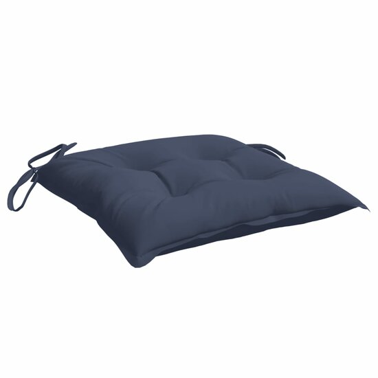 Stoelkussens Oxford Stof 6 50 x 50 x 7 cm Marineblauw