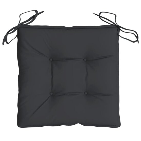 Stoelkussens Oxford Stof 6 40 x 40 x 7 cm Zwart