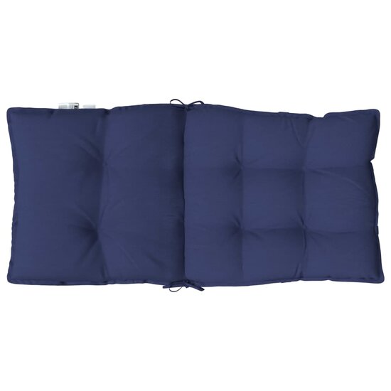 Stoelkussens Lage Rug Oxford Stof 2 Marineblauw