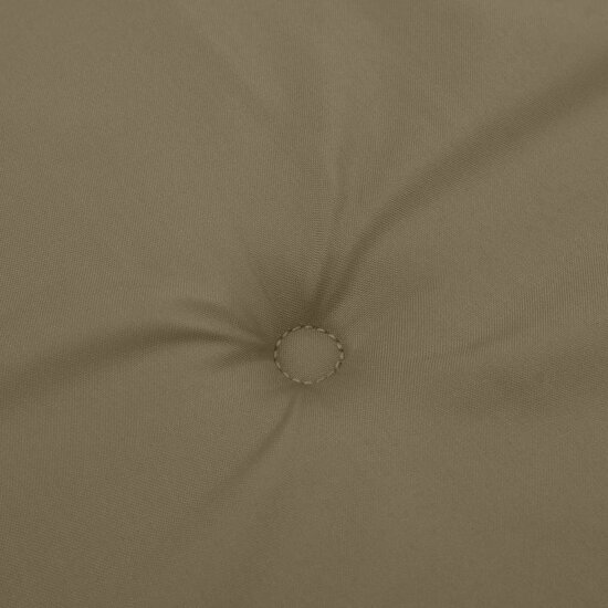 Stoelkussens Lage Rug Stof Gem&ecirc;leerd Taupe 4 100 x 50 x 4 cm taupe mix