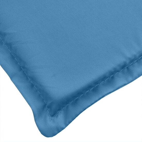 Stoelkussens Hoge Rug Stof Gem&ecirc;leerd Blauw 6 120 x 50 x 4 cm blauw mix
